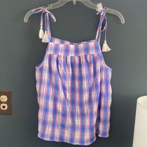 NWT BB Dakota pink and blue tank top